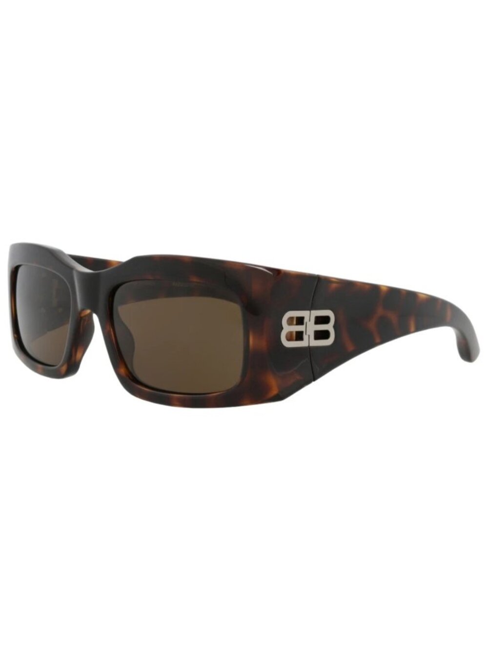 New Balenciaga Women's Sunglasses Square Rectangle Bio Injection Frame Unisex